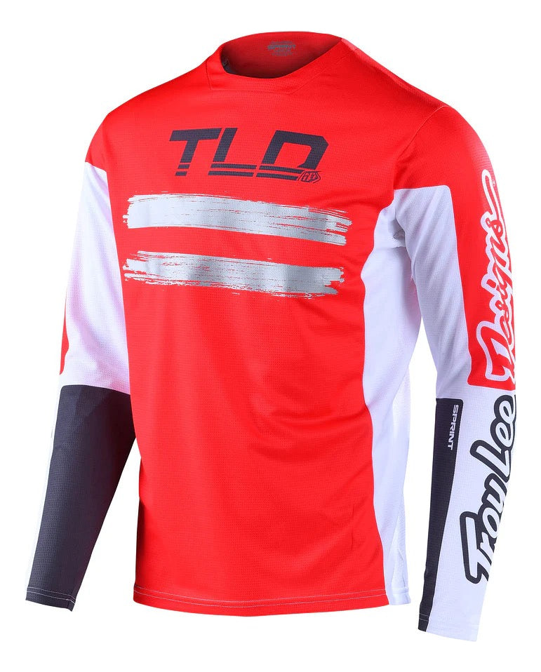 Sprint Jersey Marker Glo Red Playera Motocross Enduro